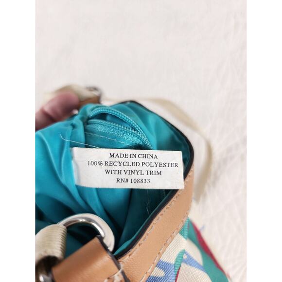 Lily Bloom Colorful Birds Crossbody Bag Purse Multiple Pockets - Picture 7 of 7